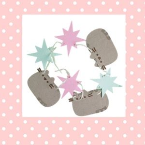 One Pusheen felt decorative garland bonus clips!